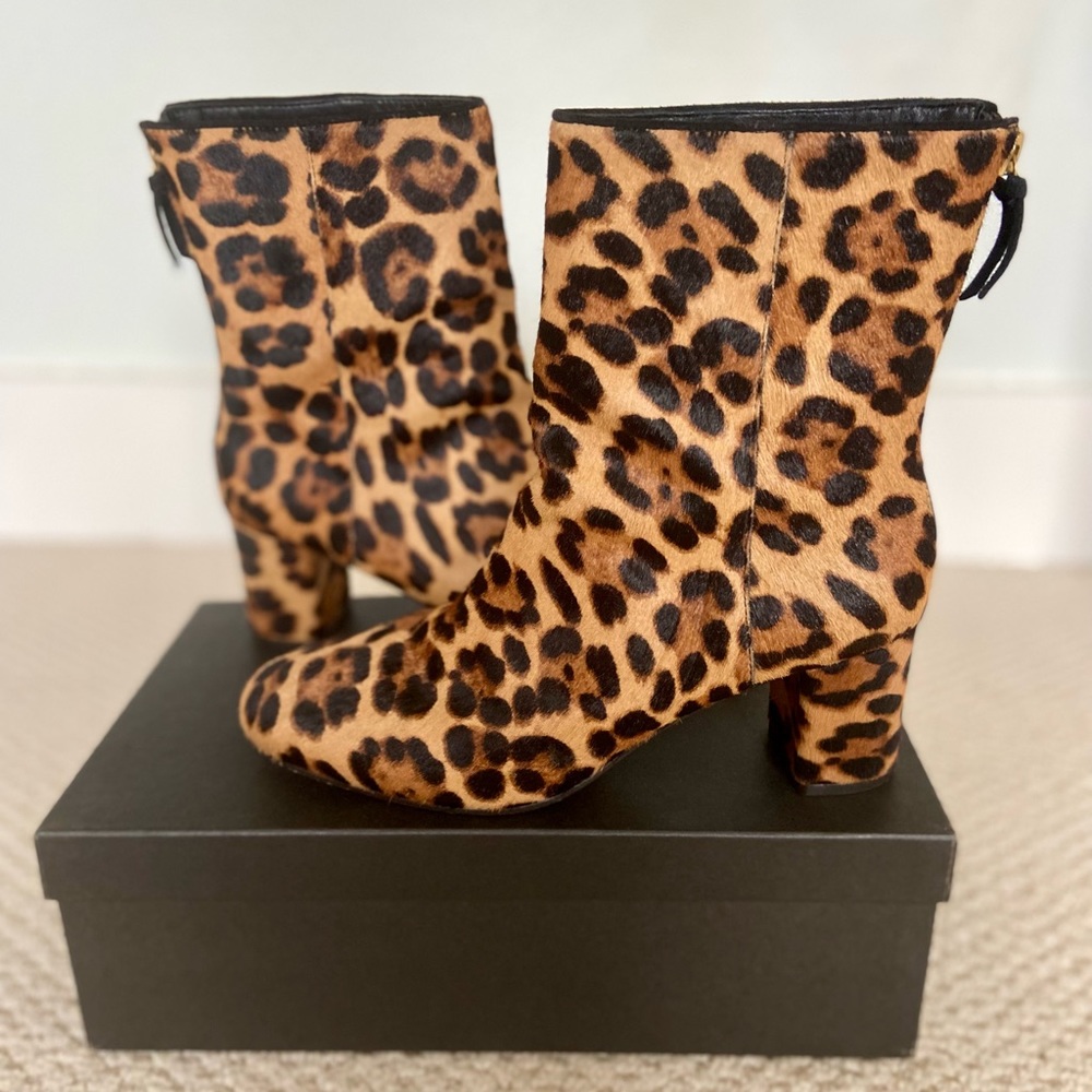 J.Crew Willa Calf Hair Ankle Boots